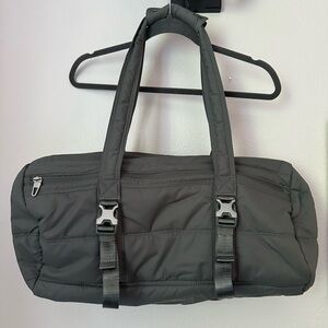 Gymshark Premium Lifestyle Barrel Bag - Dusk Green